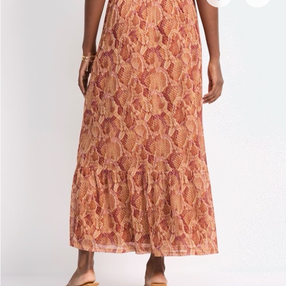 Daniel Rainn Nina Gold Snake Print Skirt - Picture 8 of 8